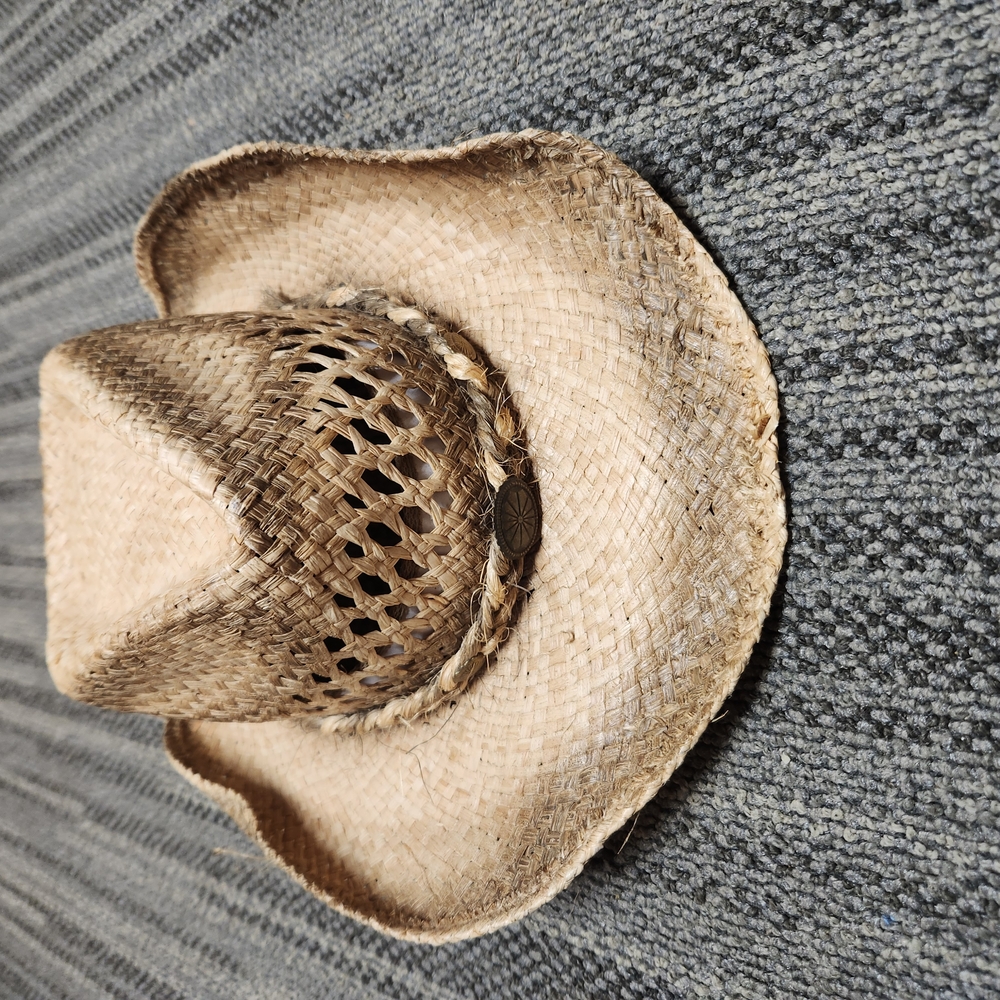 Stylish Tan Straw Hat